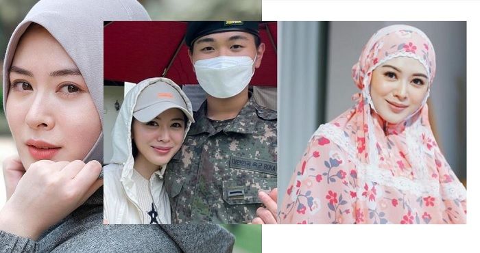 Ayana Moon, mualaf Korea bersama adiknya yang disebut seganteng Song Joong Ki dan kini ikut wajib militer