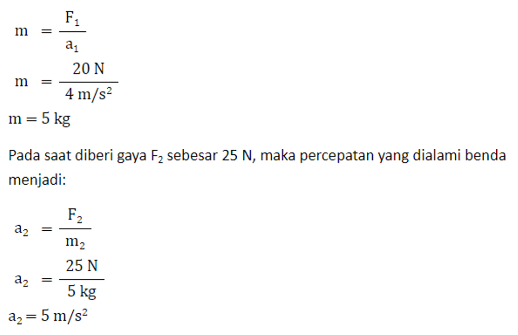 24 Contoh Soal Hukum Newton 1 2 3 Dan Pembahasannya Materi Fisika Sma Jurusan Ipa Portal Kudus 6485