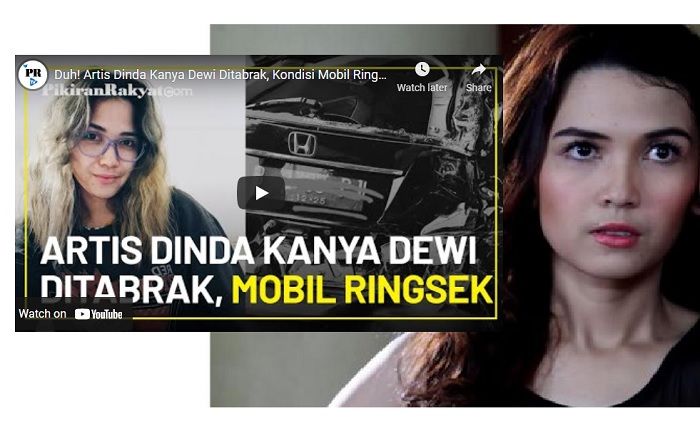 Profil dan Instagram Dinda Kanya Dewi, artis sinetron Cinta Fitri korban tabrak lari, lihat kondisi terakhir mobilnya yang ringsek parah