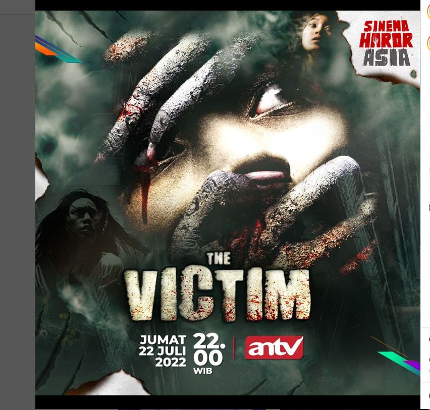 Jadwal Acara ANTV Hari Ini Jumat, 22 Juli 2022 Ada Aku Titipkan Cinta, Gangaa Dan Film The Victim