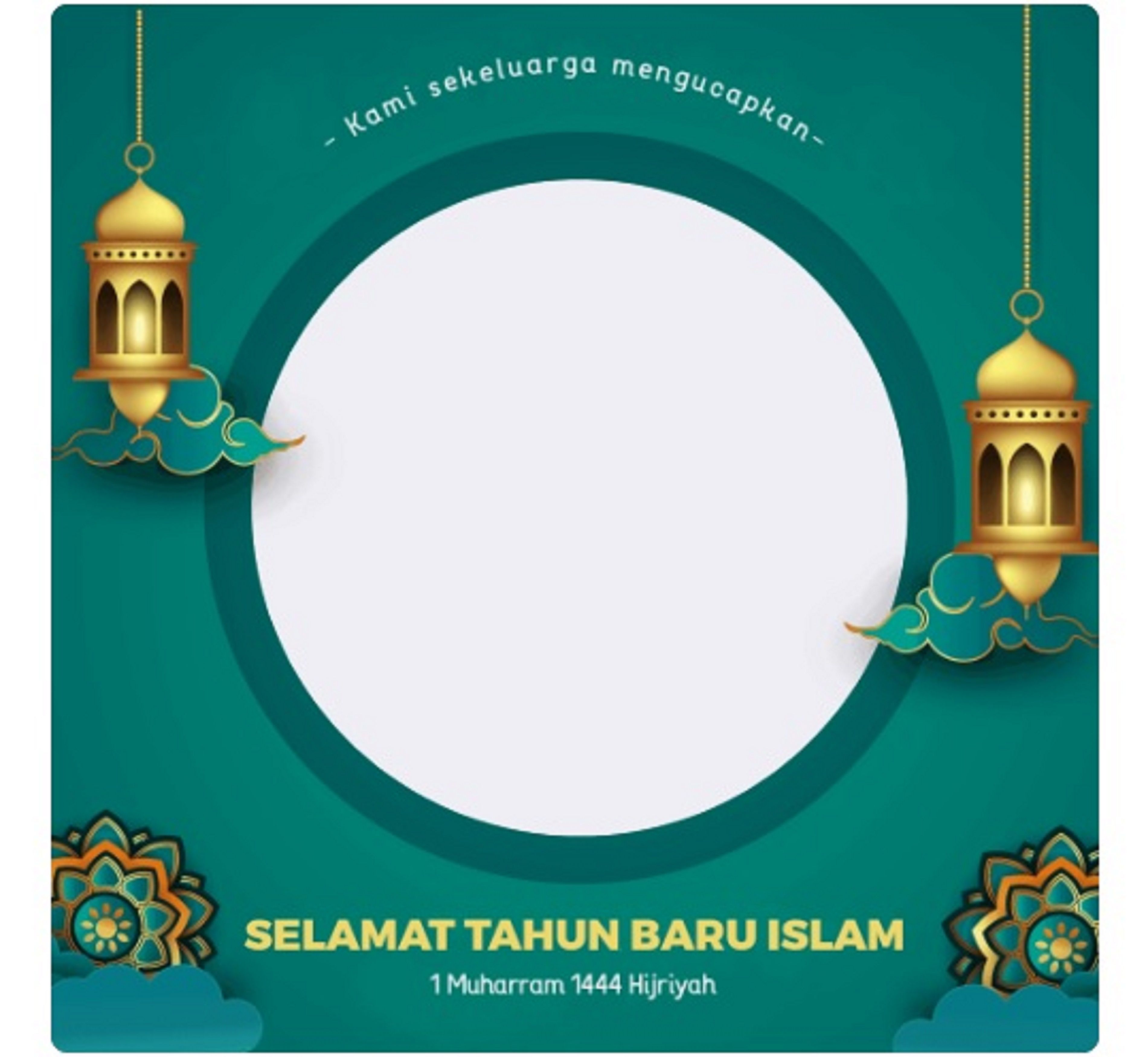 15 Link Twibbon Tahun Baru Islam 2022 Sebagai Kartu Ucapan Yang ...