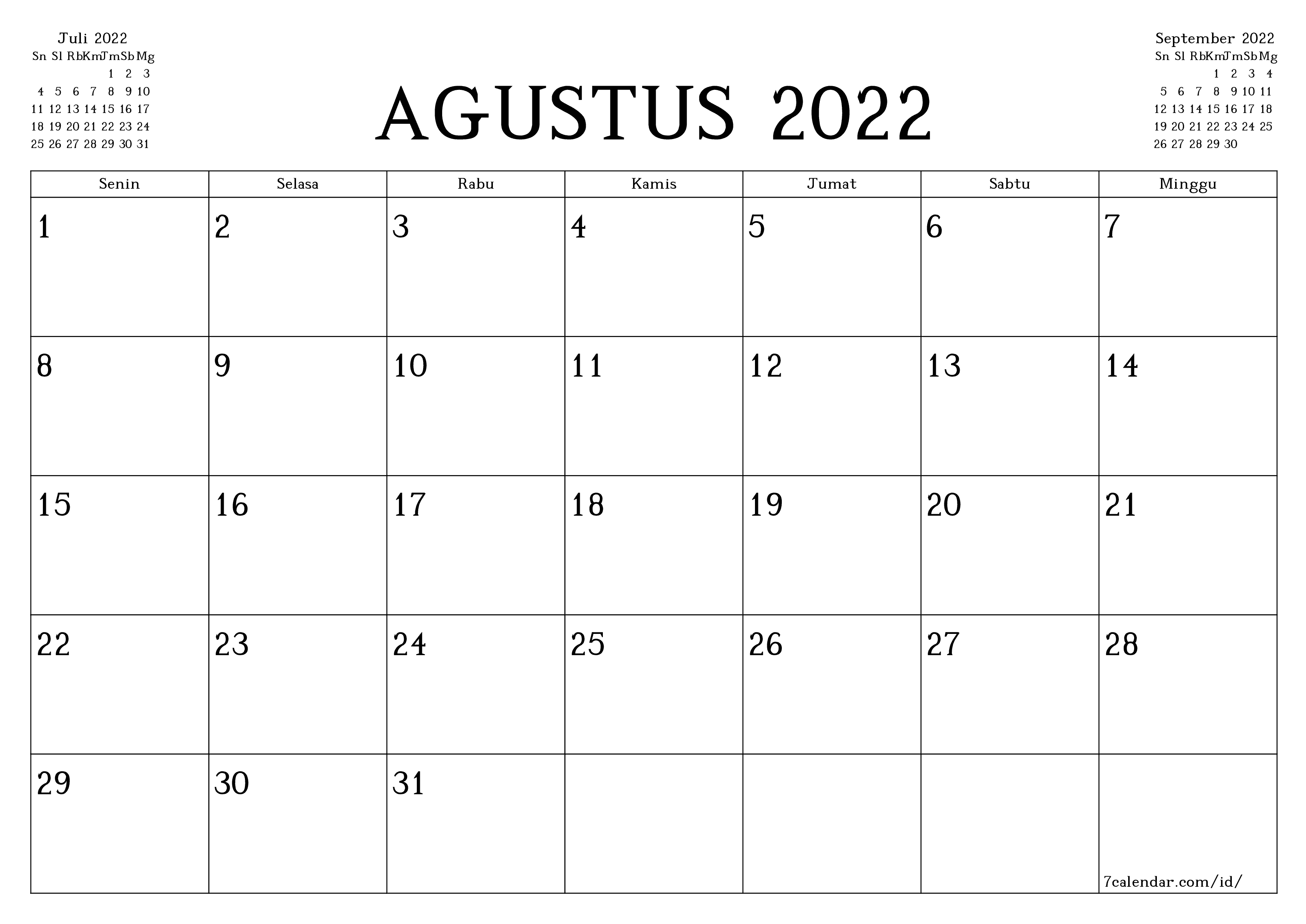Daftar Peristiwa Penting di Bulan Agustus 2022, Apakah Ada Hari Libur