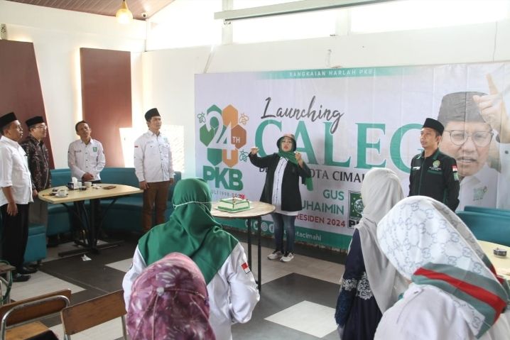 Tepat di Harlah PKB Ke-24, DPC PKB Kota Cimahi Launching Recrutmen Caleg untuk Pemilu 2024.