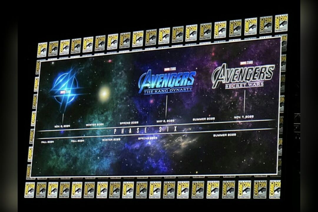 Timeline Phase 6 MCU di acara Comic-Con. 