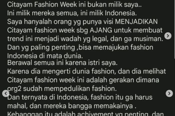 Baim Wong menegaskan jika Citayam Fashion Week bukan miliknya usai gaduh didaftarkan ke PDKI dan Kemenkumham.*