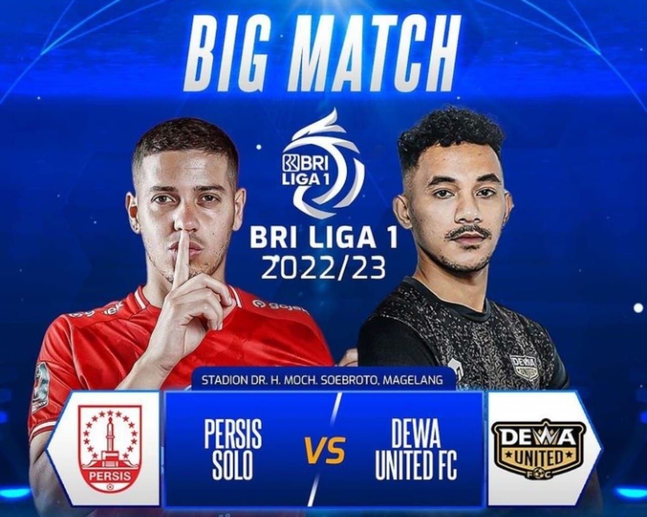 Link Live Streaming Indosiar Bri Liga 1 2022 2023 Persis Solo Vs Dewa