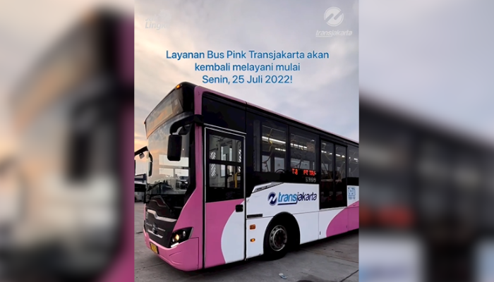 Bus Transjakarta Berwarna Pink, Khusus Wanita Kini Kembali Beroperasi ...