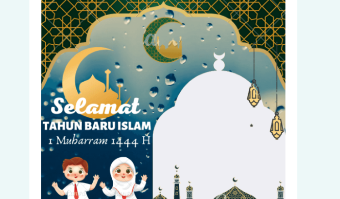 Kompilasi 17 Link Twibbon Tahun Baru Islam 1444 H, Cocok untuk