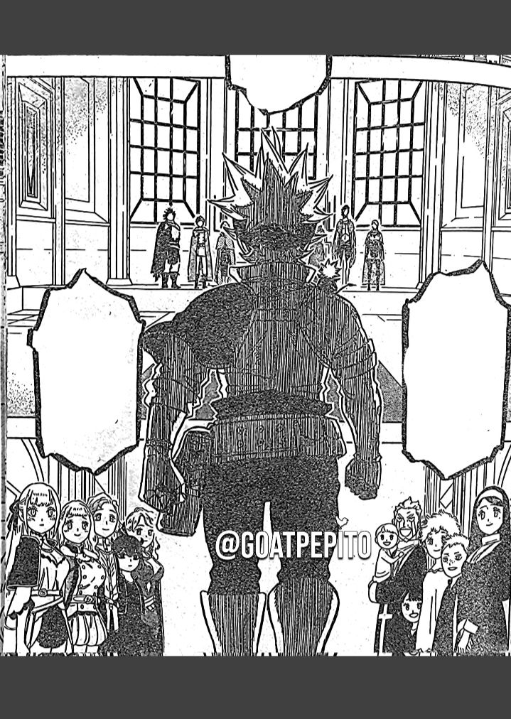 Pemotongan adegan untuk posting time-skip dan upacara spesial, di mana Asta dipromosikan menjadi ksatria sihir senior. Kami diberitahu bahwa Yuno sudah menjadi ksatria sihir agung (tapi dia gagal dalam misi).
