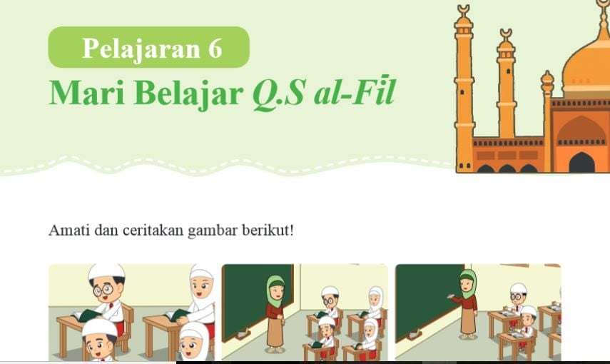 Kunci Jawaban PAI Kelas 4 SD Halaman 60, Materi Mari Belajar Surat Al ...