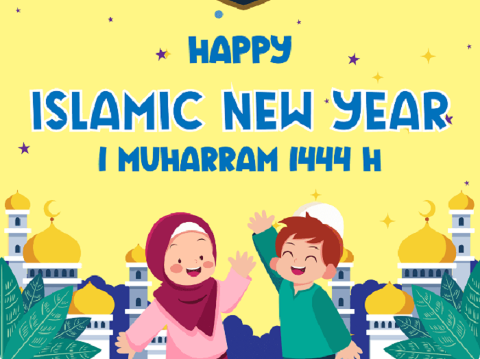 BARU! Poster Anak Tema Tahun Baru Islam 2022, Inspirasi Gambar Poster 1