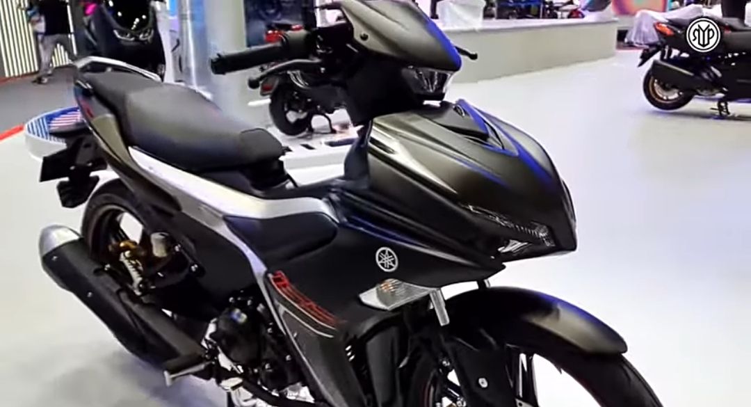 Wujud sebenarnya motor bebek yang disebut Yamaha Aerox. 