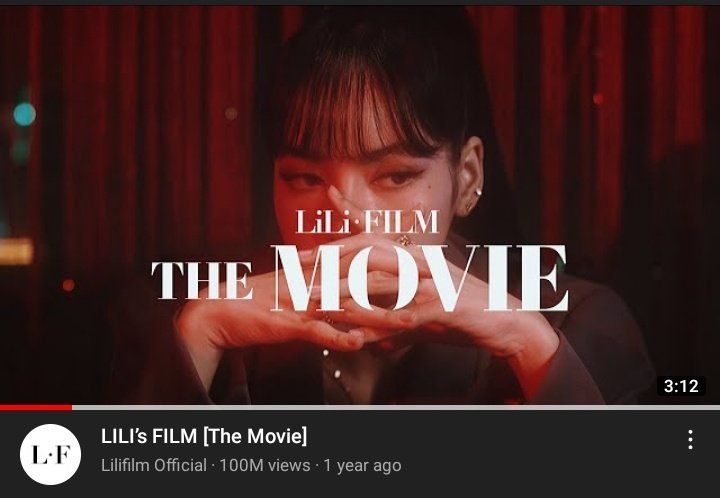 Lisa BLACKPINK 'Lili's Film The Movie' Berhasil Lampaui 100 Juta Views di YouTube 