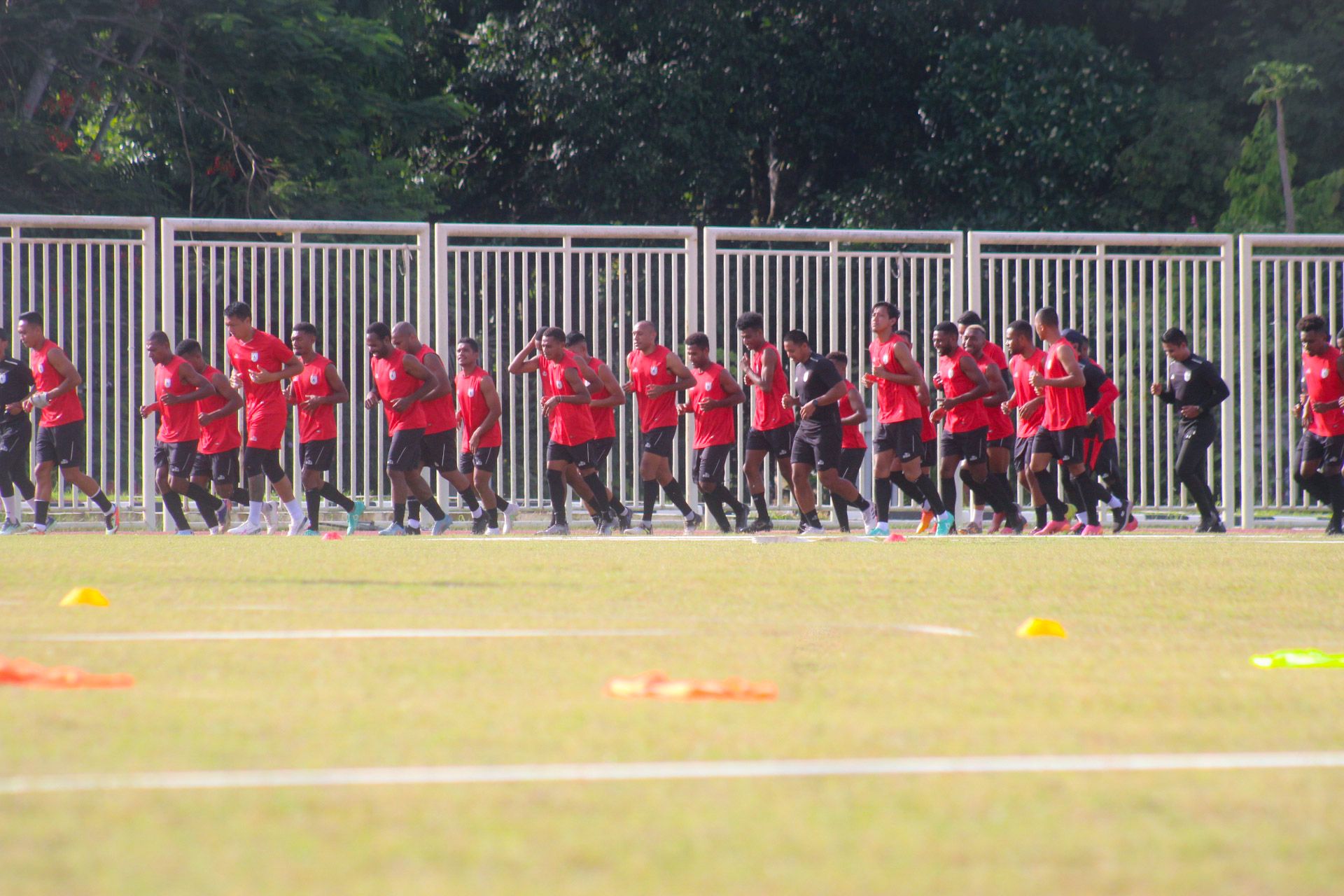 Latihan tim Persipura Jayapura, Jumat 29 Juli 2022