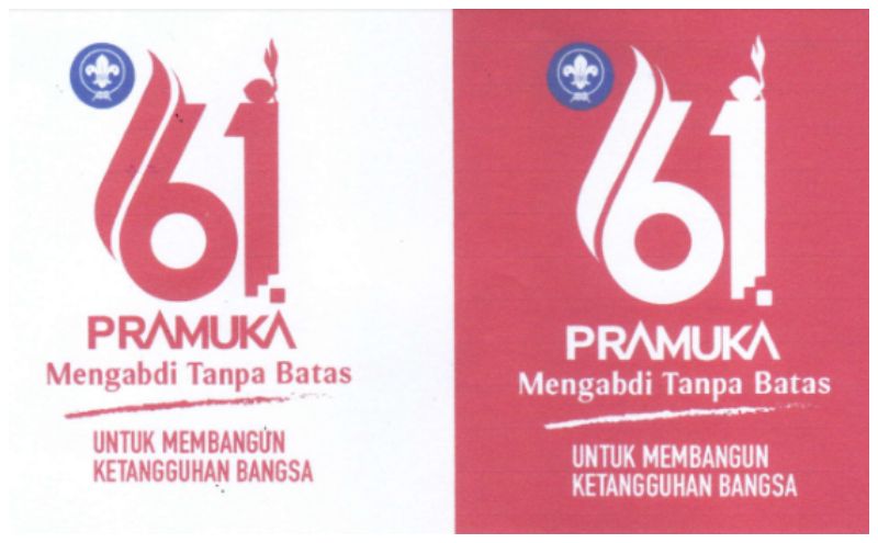 Ilustrasi logo Hari Pramuka ke 61 pada 14 Agustus 2022 mendatang, simak makna dan temanya.