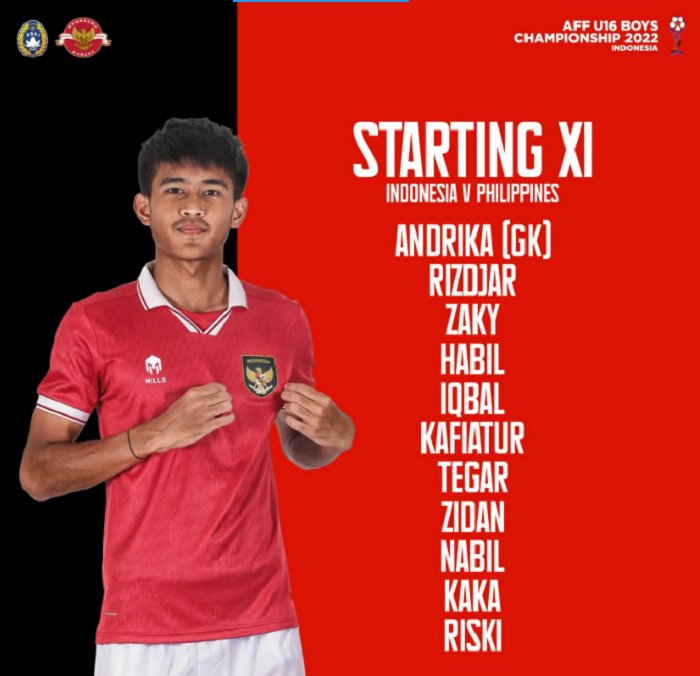 Indonesia u16 vs singapura u16