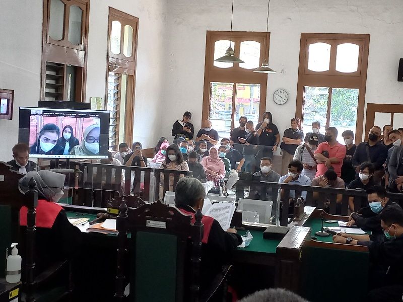 Sidang putusan sela perkara Ade Yasin di Pengadilan Tipikor Bandung, Senin, 1 Agustus 2022./Lucky M Lukman/galamedianews