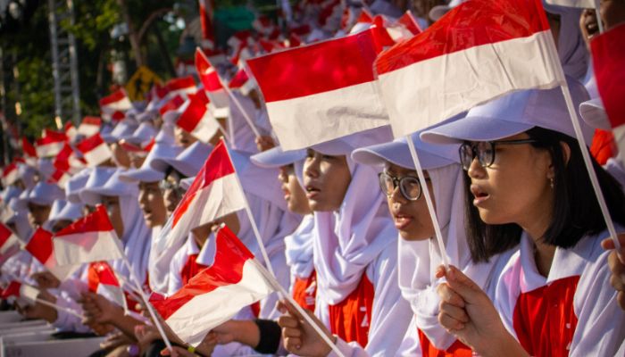 Ilustrasi. Contoh Yel Yel Sambut hari Kemerdekaan Indonesia yang bisa dipakai untuk gerak jalan HUT RI nanti pada 17 Agustus 2022.