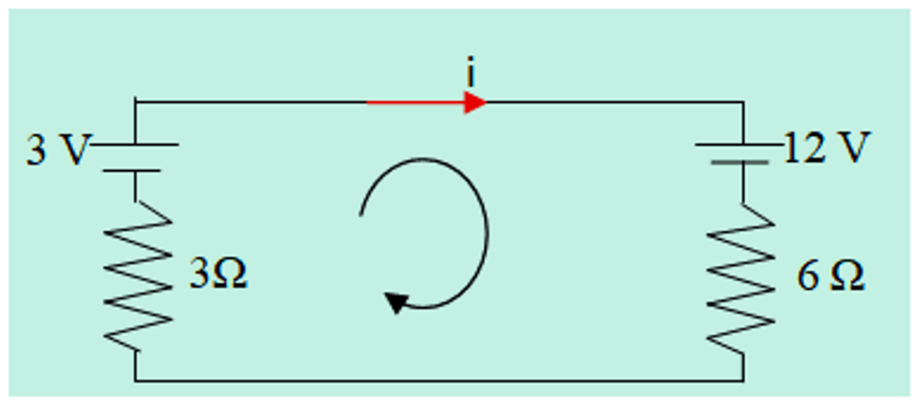 Ilustrasi contoh soal hukum Kirchoff 2