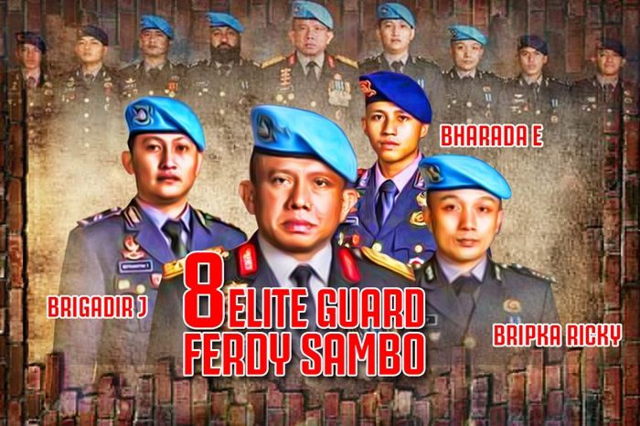 Inilah 8 ajudan yang bertugas menjaga Ferdy Sambo, perwira tinggi Polri.