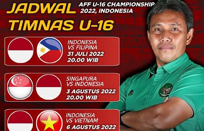 Singapura Vs Timnas Indonesia U 16 Main Di Piala Aff Hari Ini Jam