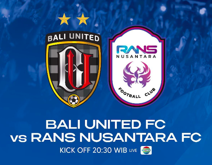 LIVE STREAMING Bali United vs RANS Nusantara BRI Liga 1, Nonton TV