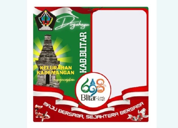 Link twibbon ucapan selamat Hari Jadi Kabupaten Blitar ke-698 tahun 2022. /