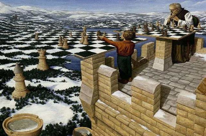 Tes psikologi: tipe orang perencana akan terungkap dari gambar yang dilihat, papan catur atau kastil.