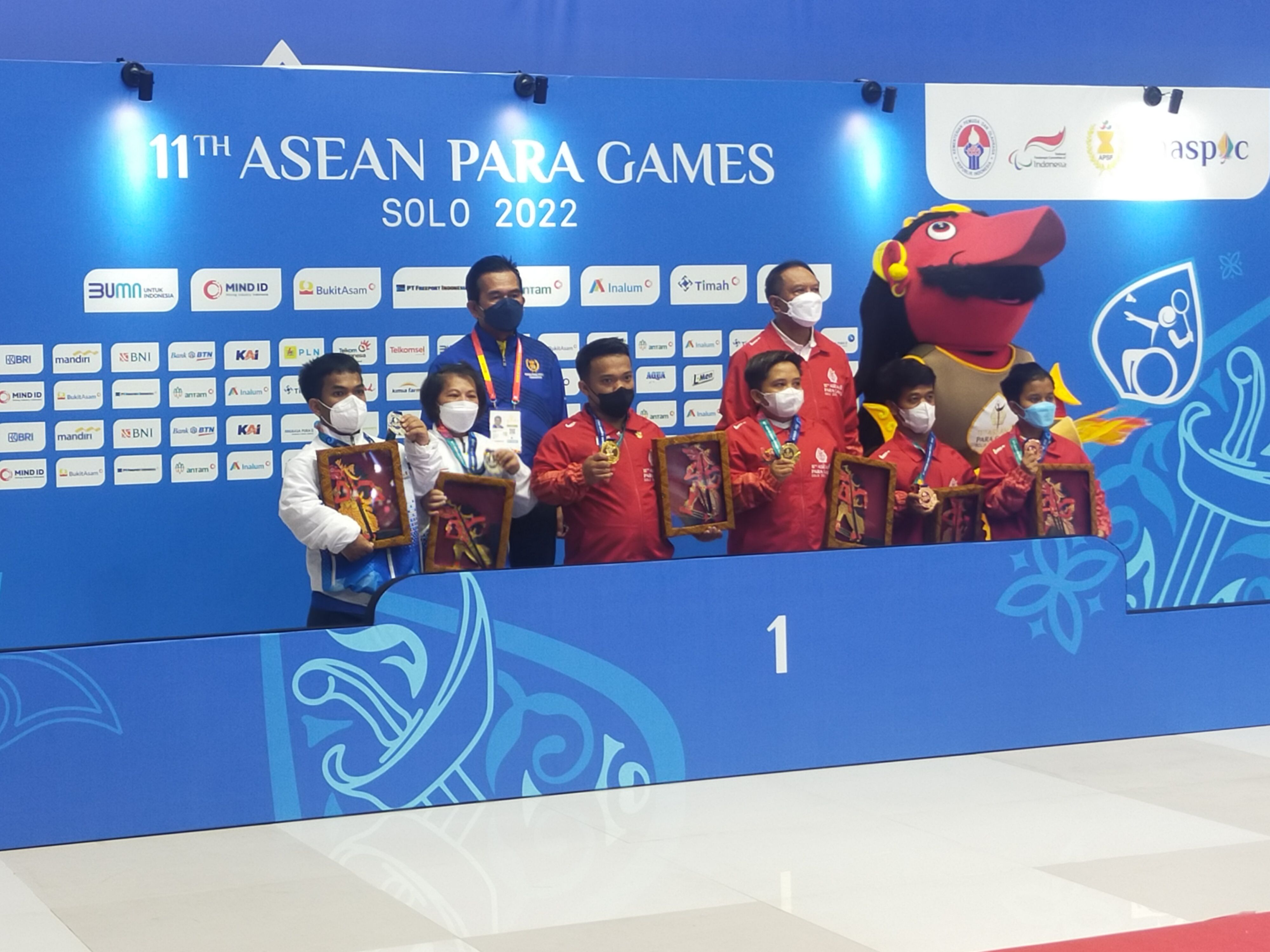Indonesia secara resmi menjadi juara umum di ASEAN Para Games 2022 di Solo