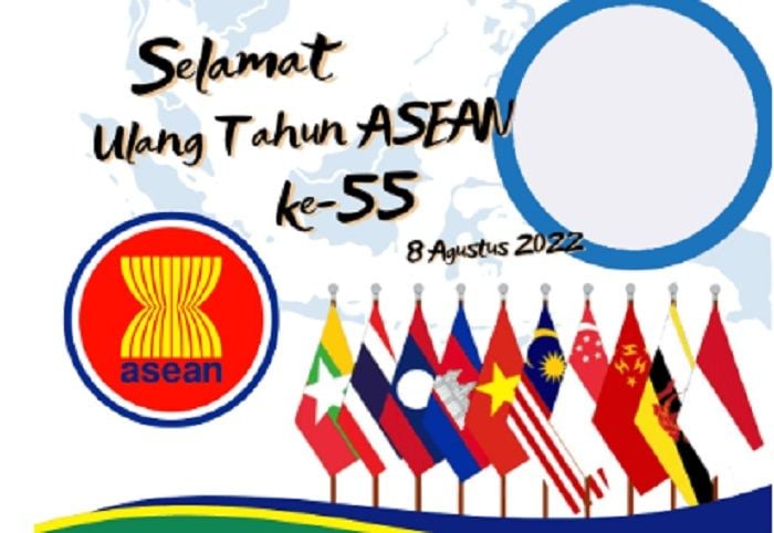 Link Twibbon Hari Ulang Tahun ASEAN ke 55 Bingkai Terbaru