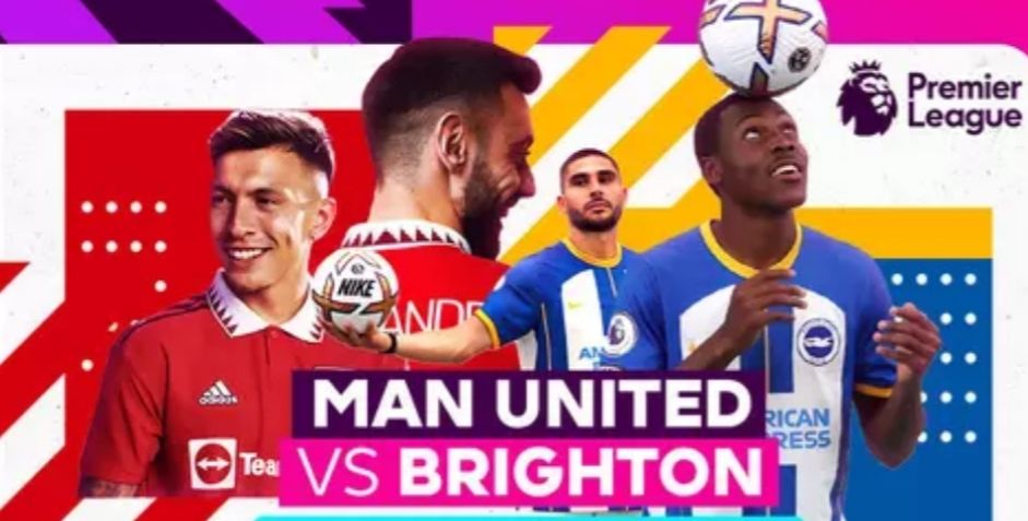 Jadwal Liga Inggris Minggu 7 Agustus 2022, Manchester United vs Brighton & Hove Albion pukul 20:00 WIB.