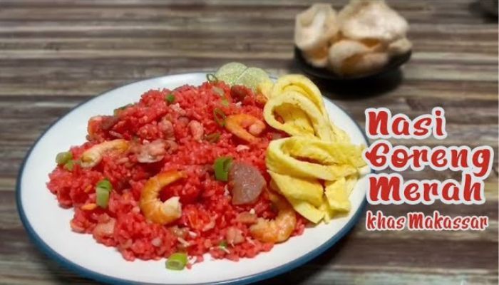 Cara Membuat Nasi Goreng Merah, Kuliner Khas Makassar yang Endes di Lidah
