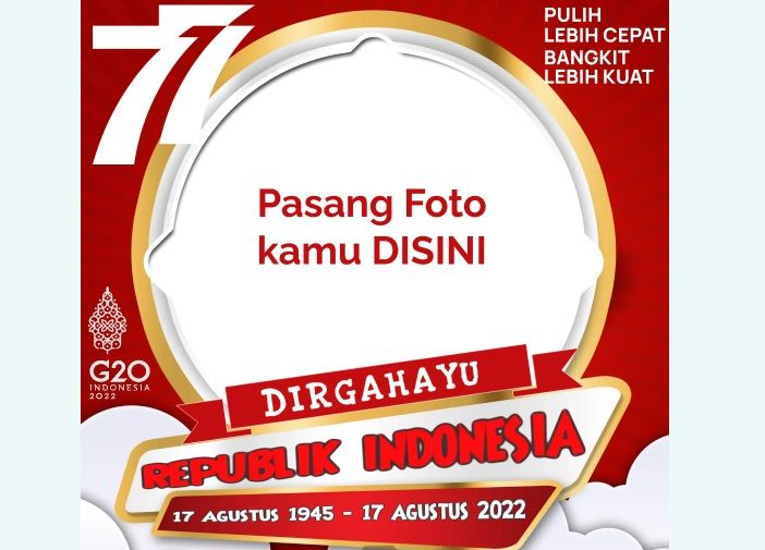 30 Link Twibbon Tema Kemerdekaan Indonesia 17 Agustus 2022 Cocok Untuk Story Medsos Unduh 2952