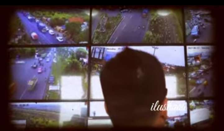 ilustrasi rekaman CCTV kasus Subang.