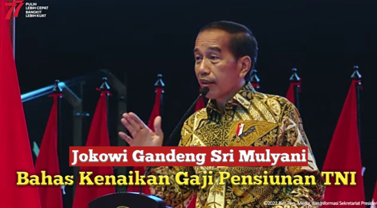 foto kegiatan Silaturahmi Nasional Persatuan Purnawirawan TNI AD (Silatnas PPAD) yang disiarkan pada Youtube Sekretariat Presiden.
