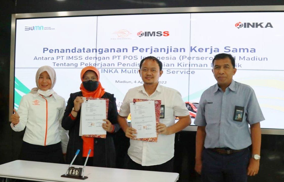Pos Indonesia Perkuat Strategic Partnerships, Jalin Kerja Sama dengan PT IMSS.