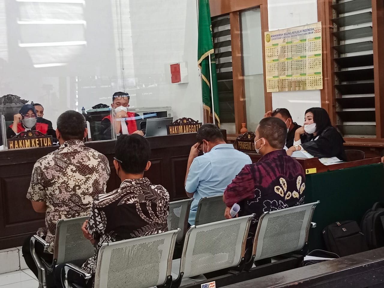 Sejumlah saksi kasus Ade Yasin yang dihadirkan ke Pengadilan Tipikor Bandung