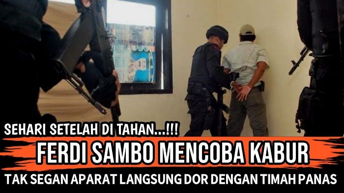 Berita hoaks yang menyebut Irjen Ferdy Sambo mencoba kabur dari Mako Brimob dan mendapat timah panas dari petugas