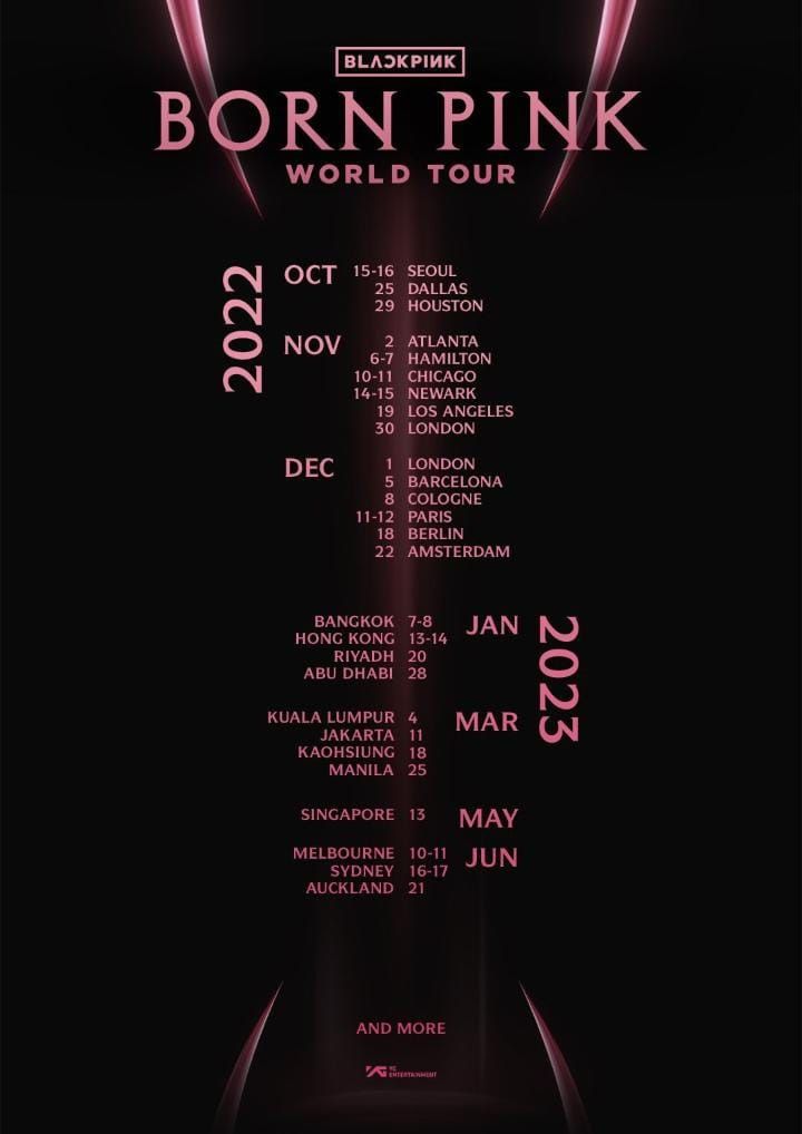 Blackpink Siap Tur Dunia 'Born Pink' Mulai Bulan Oktober, Diawali dari Seoul.