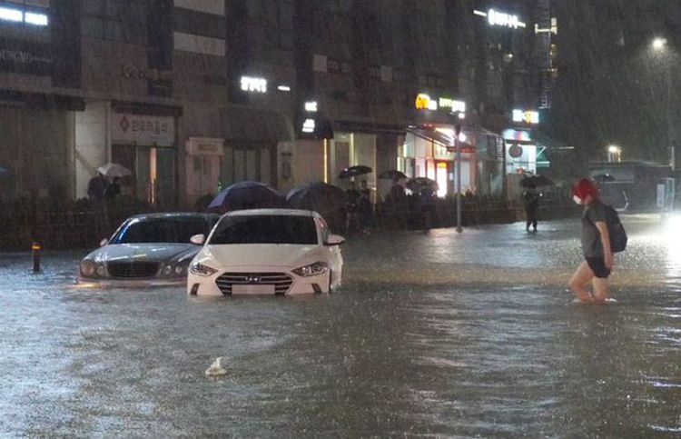 Banjir Bandang Seoul Cetak Rekor Terparah dalam 80 Tahun Terakhir, 7 Orang Meninggal Dunia dan 6 Orang Hilang. 