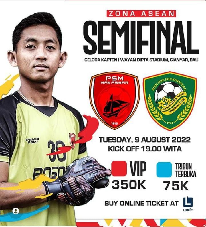 Perebutan Tiket Semifinal Zona ASEAN Piala AFC 2022: PSM Makassar