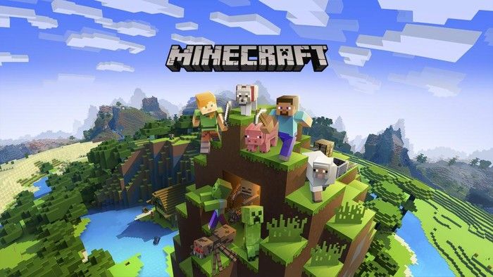 Ilustrasi game minecraft 