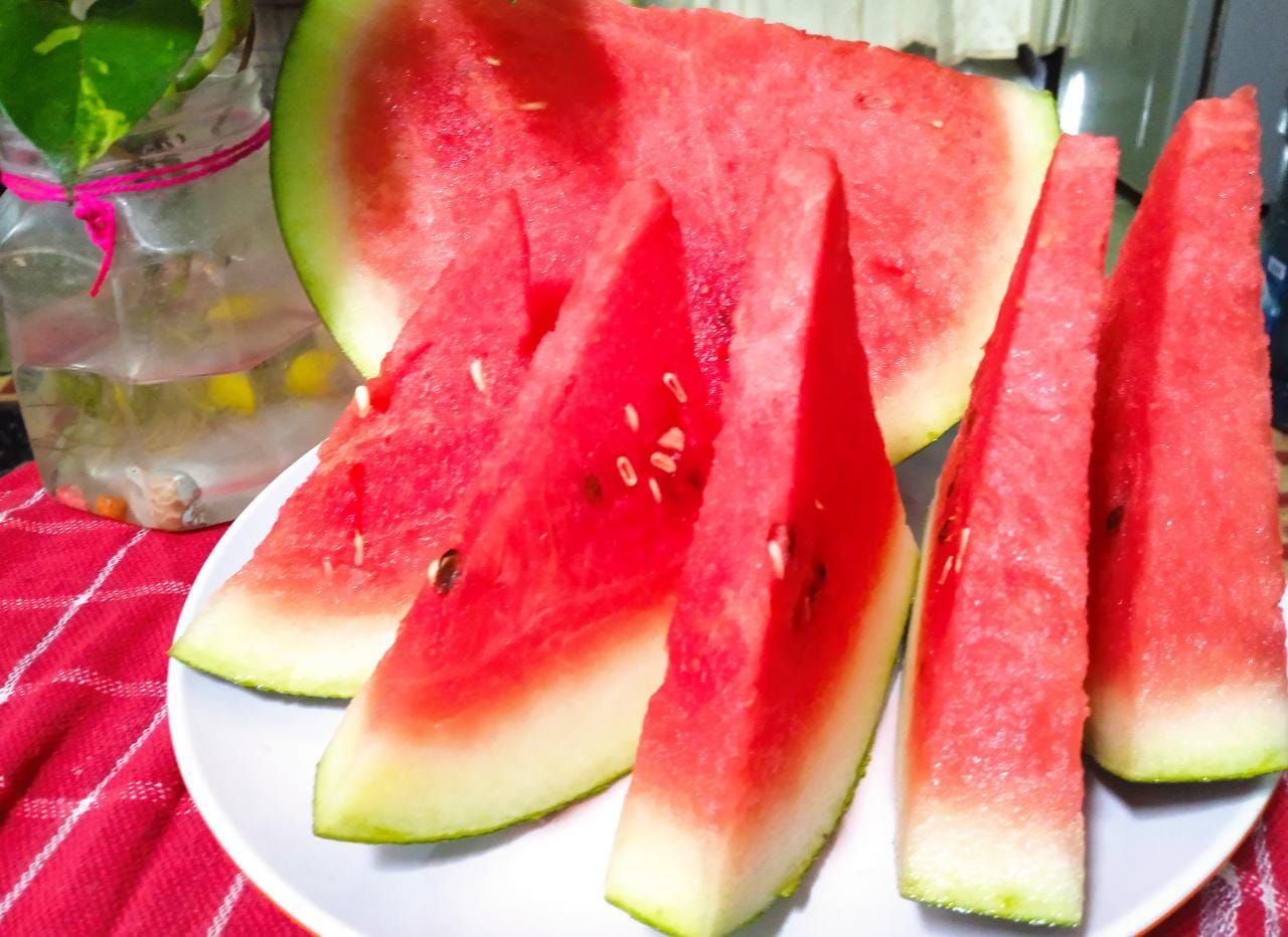 Ilustrasi manfaat dan khasiat buah semangka 