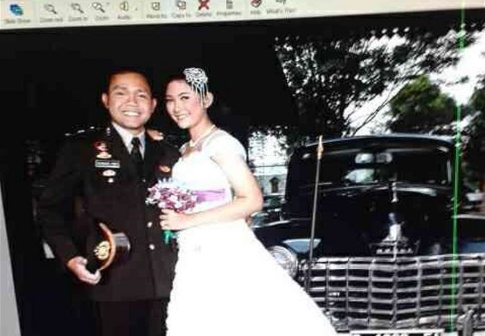Foto diduga pernikahan AKP Rita Yuliana dengan sang suami