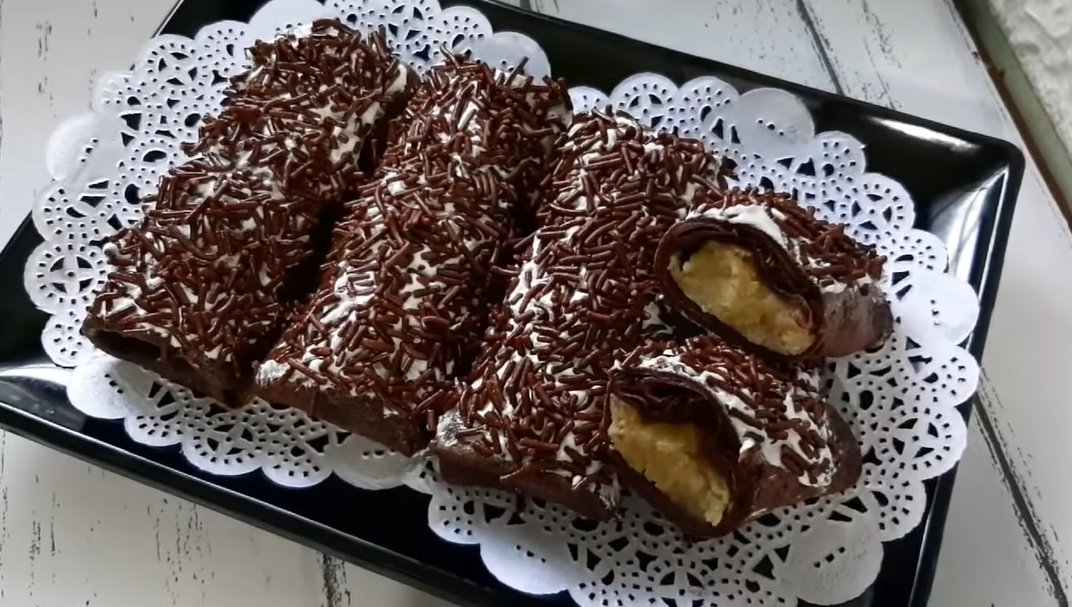 Ide Bisnis: resep cemilan dadar gulung pisang coklat, cocok juga untuk ide isian snack box