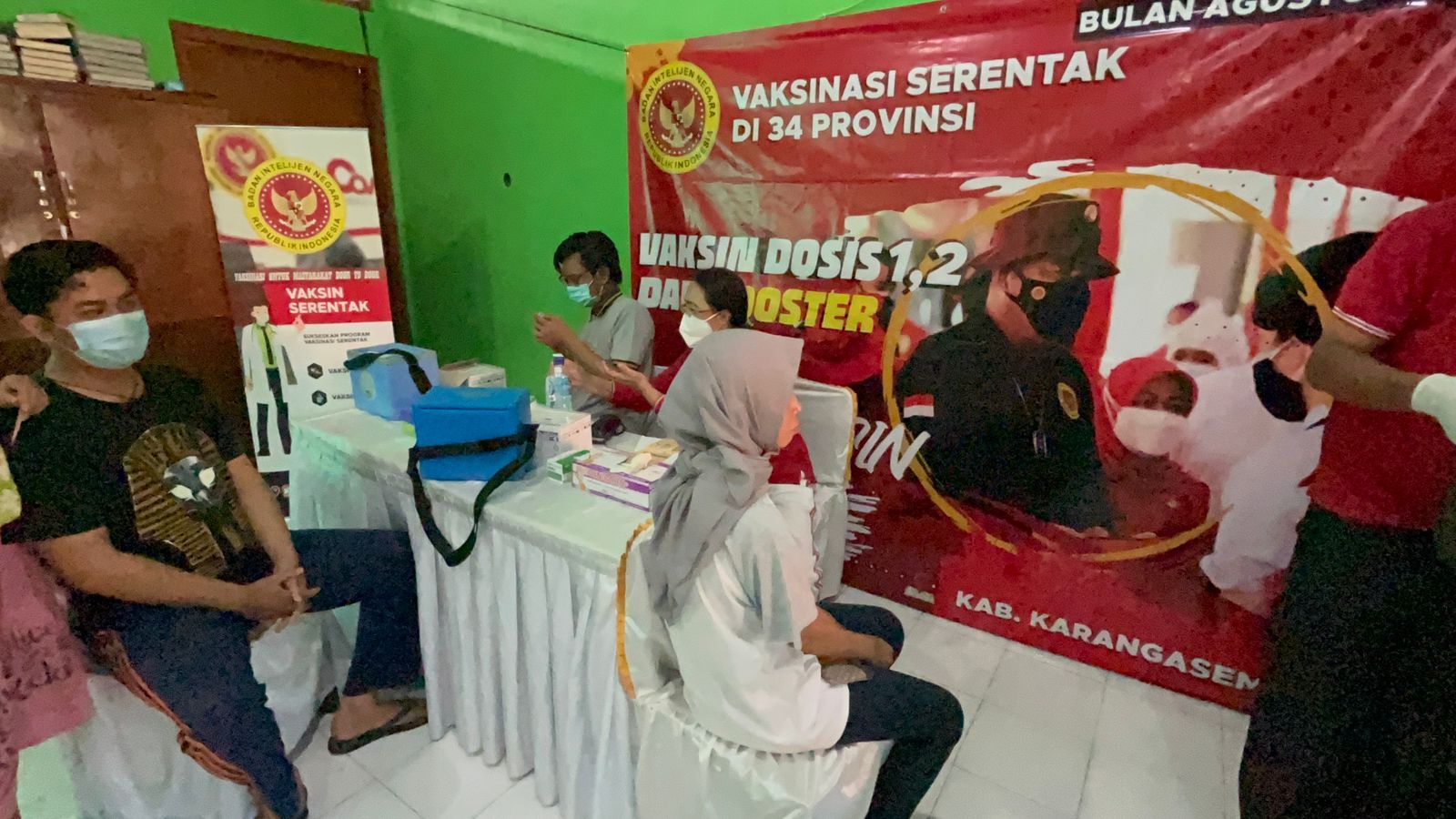 BIN Bali Gelar Vaksinasi di MIN Karangasem