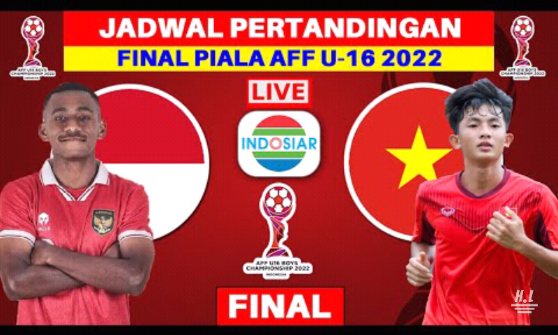 Klik Link Live Streaming Final Indonesia vs Vietnam Piala AFF U16