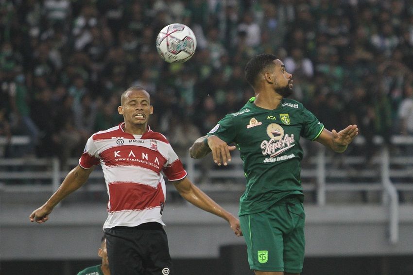 Persebaya Surabaya vs Madura United pada putaran pertama Liga 1 2022/2023 lalu.