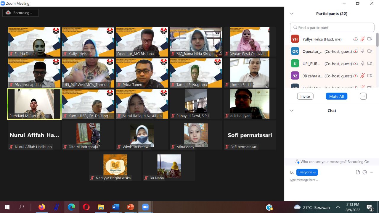 Mahasiswa program doktor Universitas Pendidikan Indonesia memberikan  Pelatihan dan Workshop  dalam upaya mengatasi Learning Loss menggunakan digital learning bagi Guru SD Laboratorium Percontohan Universitas Pendidikan Indonesia. 