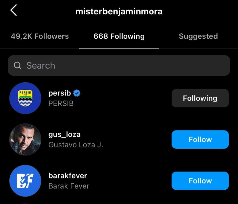 Akun Instagram mantan pelatih JDT, Benjamin Mora, kedapatan mengikuti Persib, kode merapat ke Maung Bandung?*